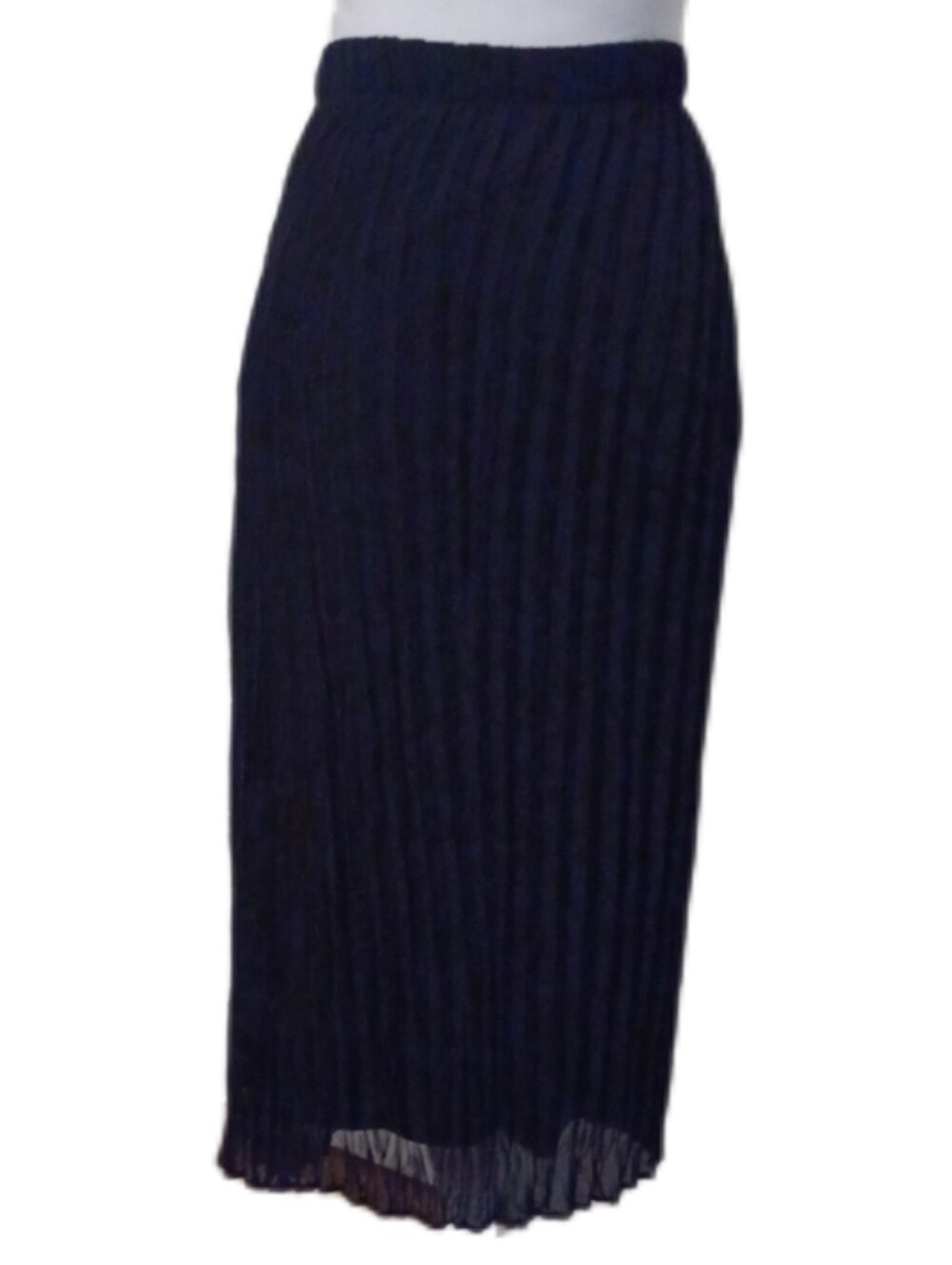** George Women's Black Pleated Maxi Skirt Size 3x